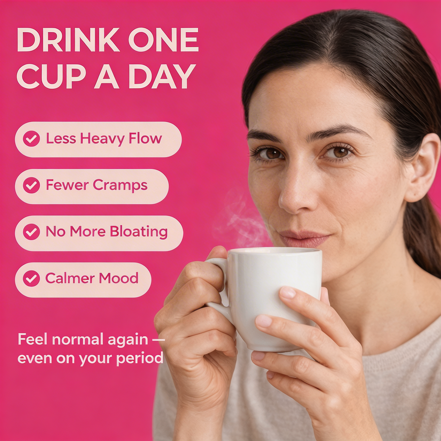 Happy Floow Period Support Tea - Cinnamon Flavored